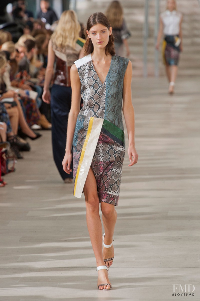 Marikka Juhler featured in  the Preen by Thornton Bregazzi fashion show for Spring/Summer 2013