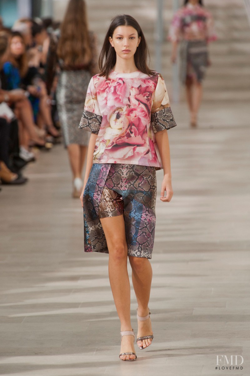 Kate King featured in  the Preen by Thornton Bregazzi fashion show for Spring/Summer 2013