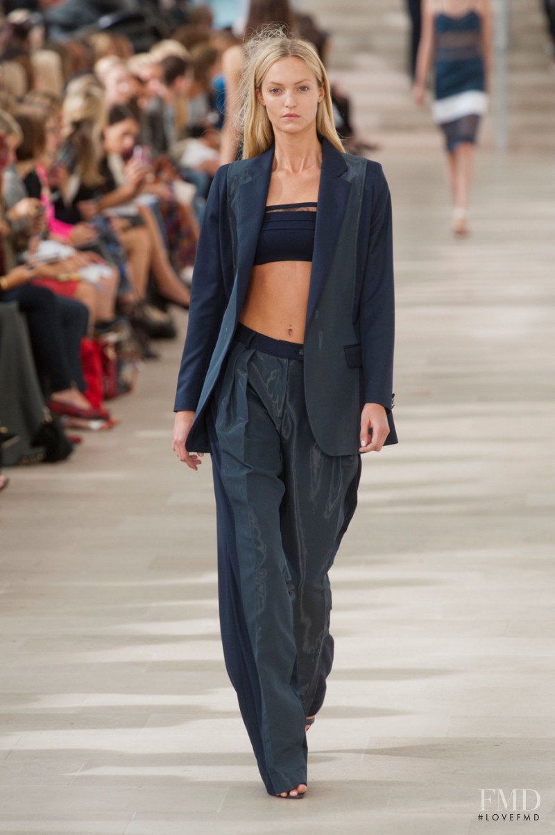 Theres Alexandersson featured in  the Preen by Thornton Bregazzi fashion show for Spring/Summer 2013