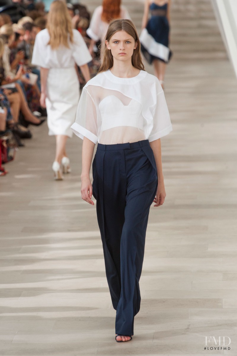 Lara Mullen featured in  the Preen by Thornton Bregazzi fashion show for Spring/Summer 2013