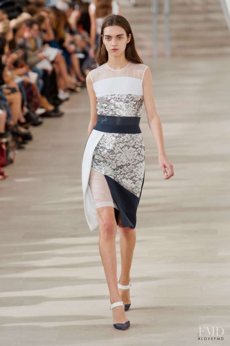 Magda Laguinge featured in  the Preen by Thornton Bregazzi fashion show for Spring/Summer 2013