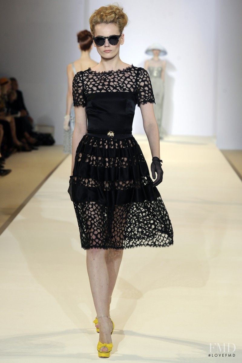Dagmara Raczynska featured in  the Temperley London fashion show for Spring/Summer 2013