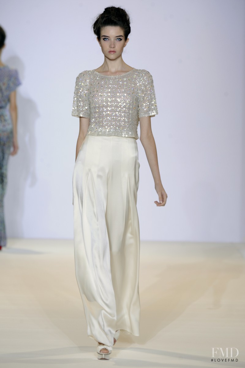 Grace Hartzel featured in  the Temperley London fashion show for Spring/Summer 2013