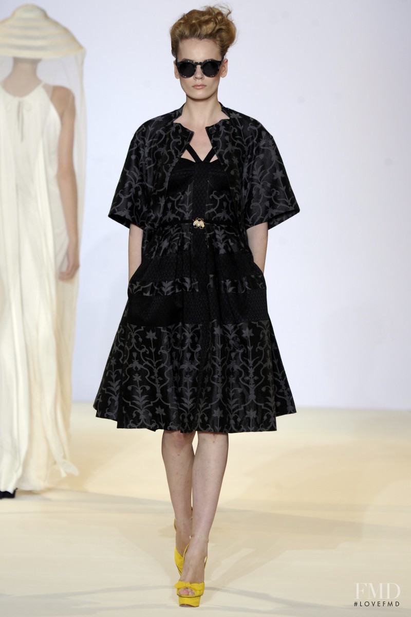 Dagmara Raczynska featured in  the Temperley London fashion show for Spring/Summer 2013