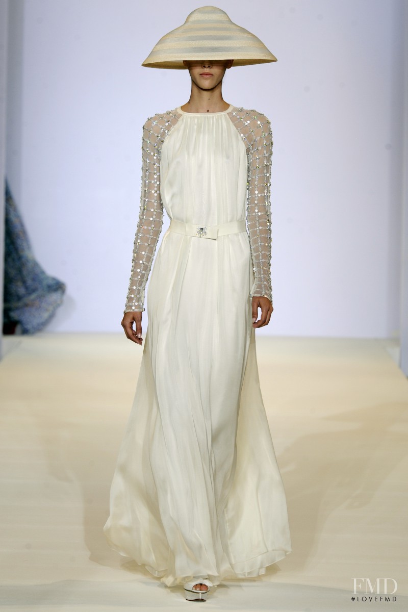 Pauline Hoarau featured in  the Temperley London fashion show for Spring/Summer 2013