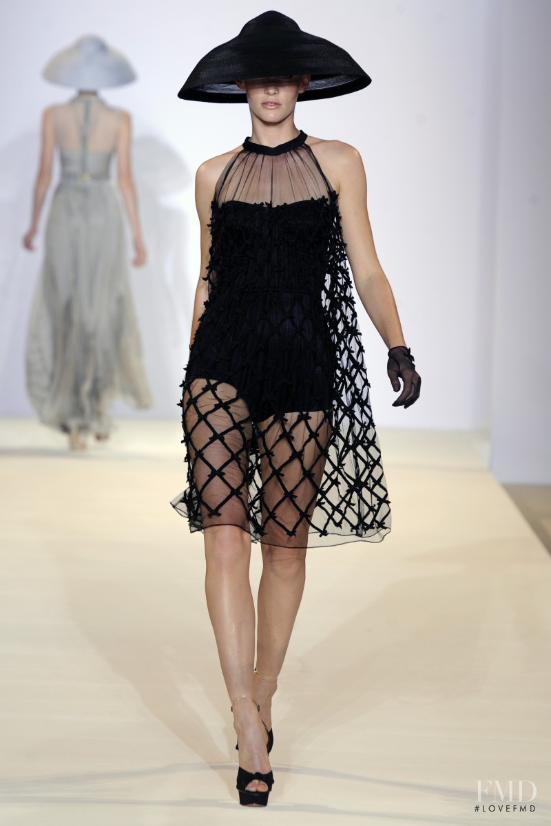 Emily Baker featured in  the Temperley London fashion show for Spring/Summer 2013