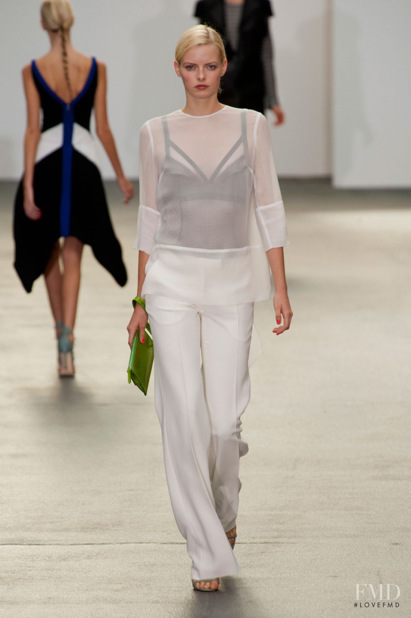 Elza Luijendijk Matiz featured in  the Antonio Berardi fashion show for Spring/Summer 2013