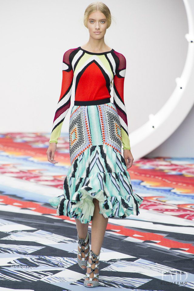 Sofya Titova featured in  the Peter Pilotto fashion show for Spring/Summer 2013