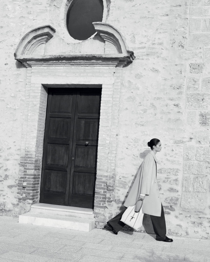 Loli Bahia featured in  the Tod\'s advertisement for Pre-Spring 2024