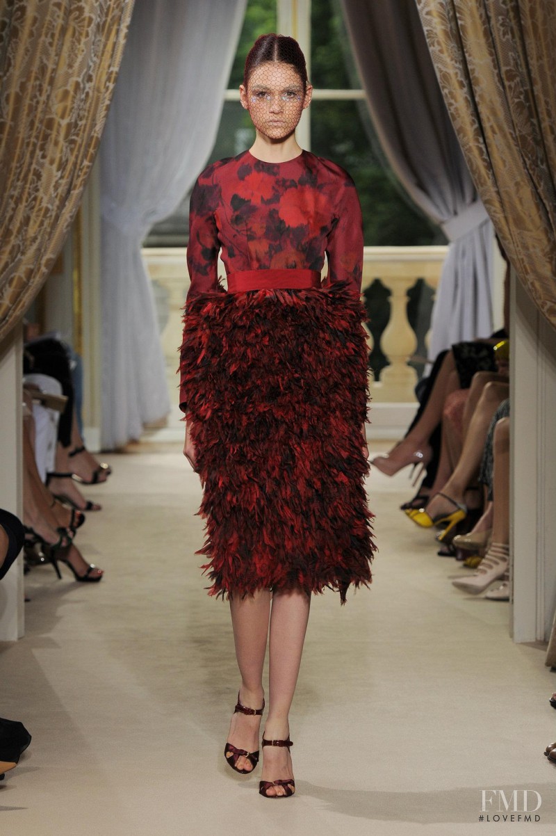 Isabella Melo featured in  the Giambattista Valli Haute Couture fashion show for Autumn/Winter 2012