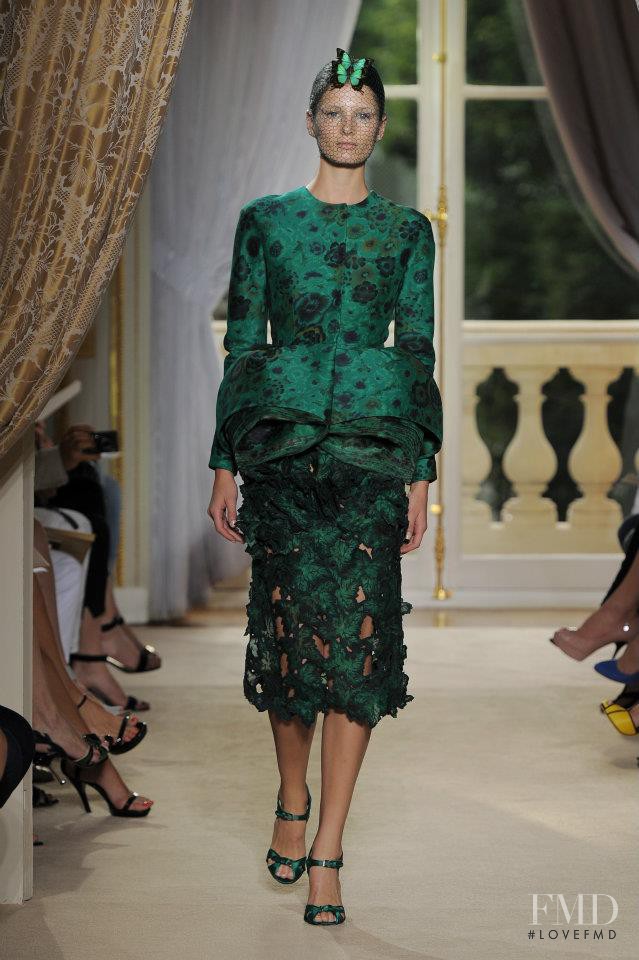 Ava Smith featured in  the Giambattista Valli Haute Couture fashion show for Autumn/Winter 2012