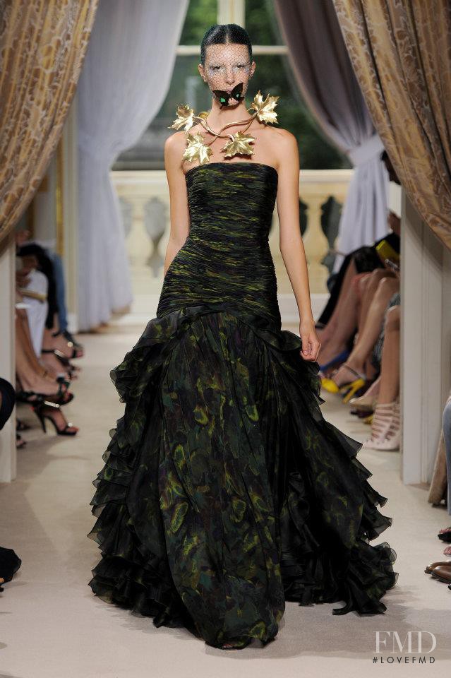 Kate King featured in  the Giambattista Valli Haute Couture fashion show for Autumn/Winter 2012