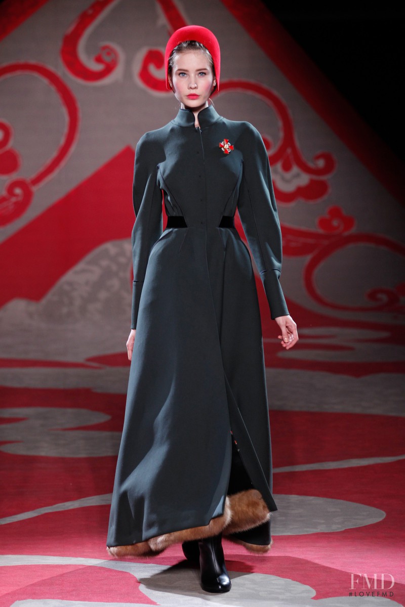 Alina Ismailova featured in  the Ulyana Sergeenko fashion show for Autumn/Winter 2012