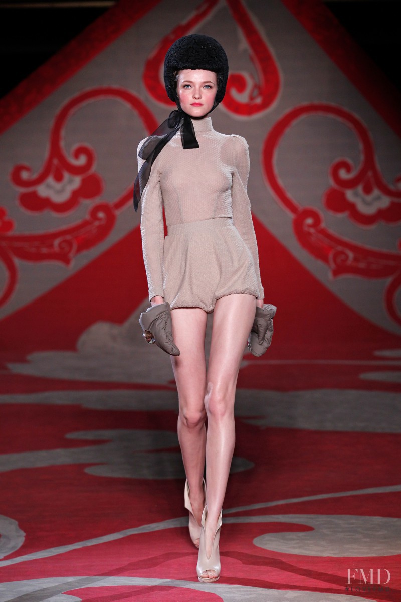 Vlada Roslyakova featured in  the Ulyana Sergeenko fashion show for Autumn/Winter 2012