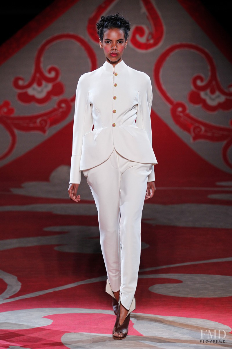 Grace Mahary featured in  the Ulyana Sergeenko fashion show for Autumn/Winter 2012