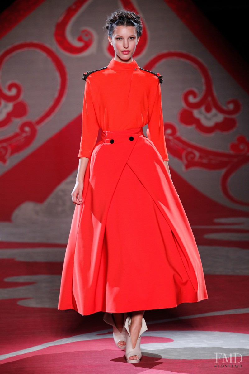 Kate King featured in  the Ulyana Sergeenko fashion show for Autumn/Winter 2012