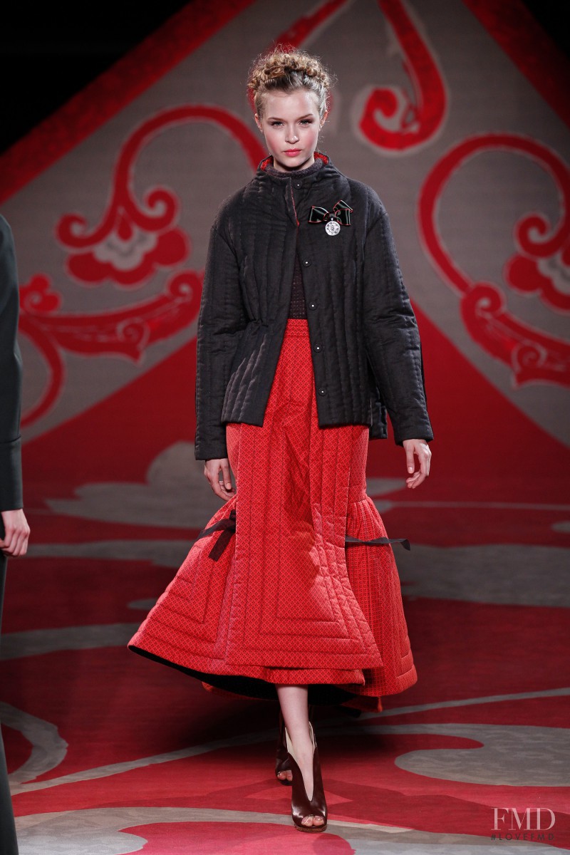 Josephine Skriver featured in  the Ulyana Sergeenko fashion show for Autumn/Winter 2012