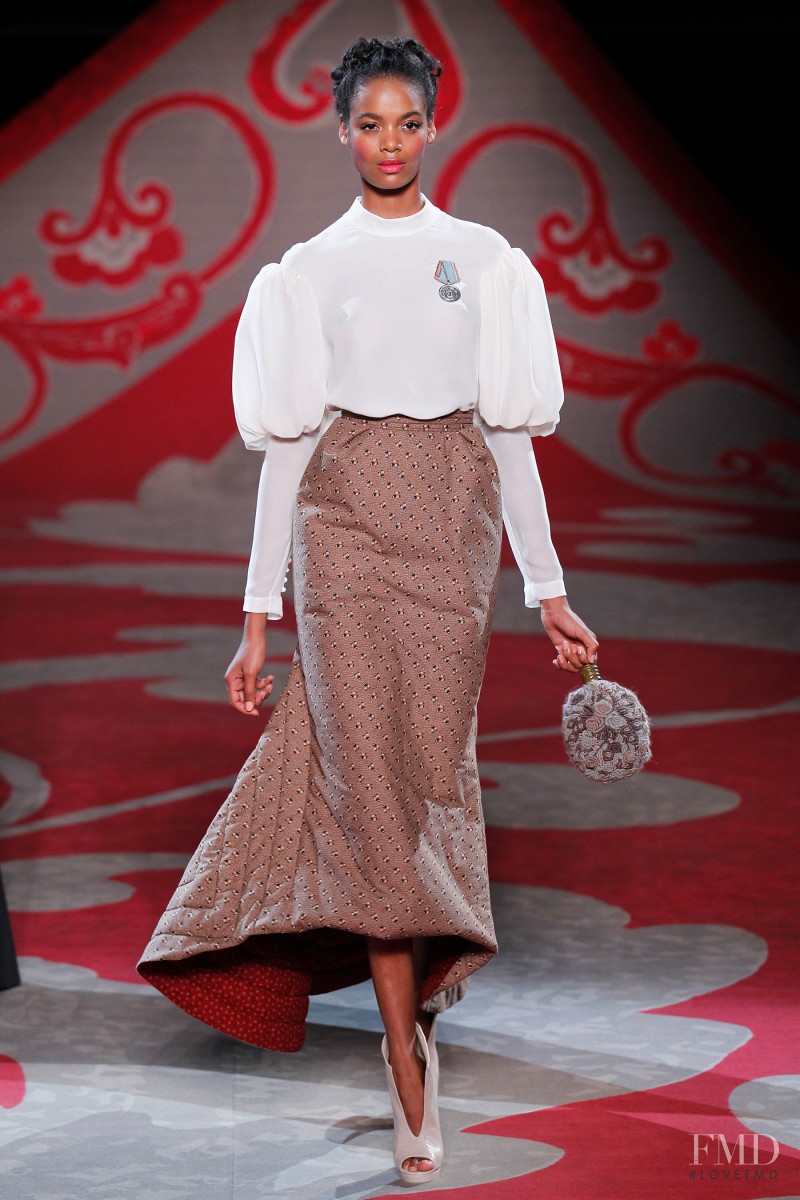 Roberta Narciso featured in  the Ulyana Sergeenko fashion show for Autumn/Winter 2012