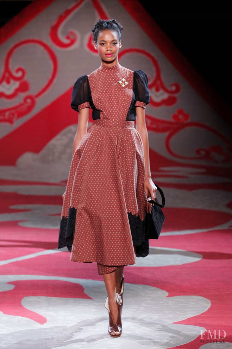 Roberta Narciso featured in  the Ulyana Sergeenko fashion show for Autumn/Winter 2012
