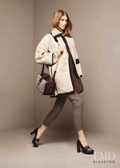 Irina Nikolaeva featured in  the Stefanel lookbook for Autumn/Winter 2012