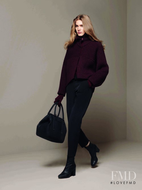 Irina Nikolaeva featured in  the Stefanel lookbook for Autumn/Winter 2012