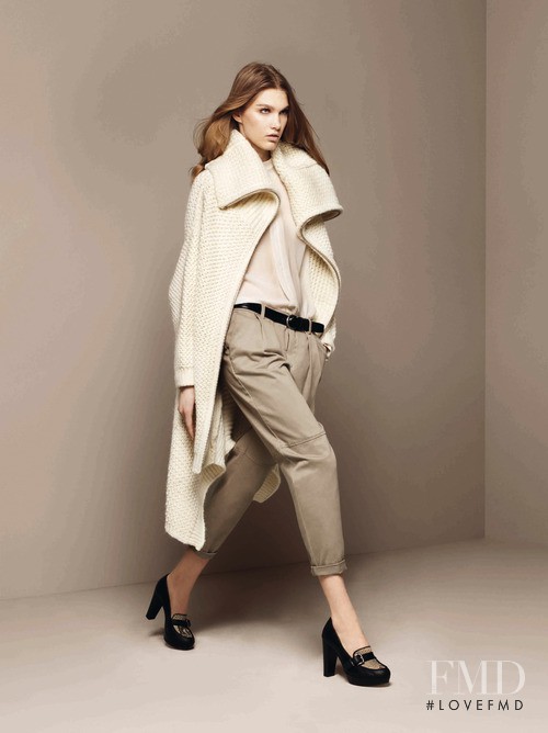 Irina Nikolaeva featured in  the Stefanel lookbook for Autumn/Winter 2012