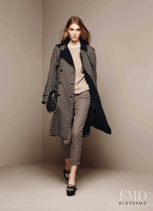 Irina Nikolaeva featured in  the Stefanel lookbook for Autumn/Winter 2012