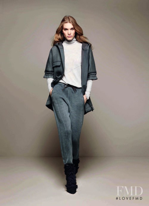 Irina Nikolaeva featured in  the Stefanel lookbook for Autumn/Winter 2012