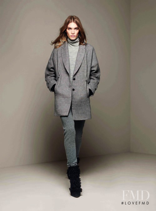 Irina Nikolaeva featured in  the Stefanel lookbook for Autumn/Winter 2012