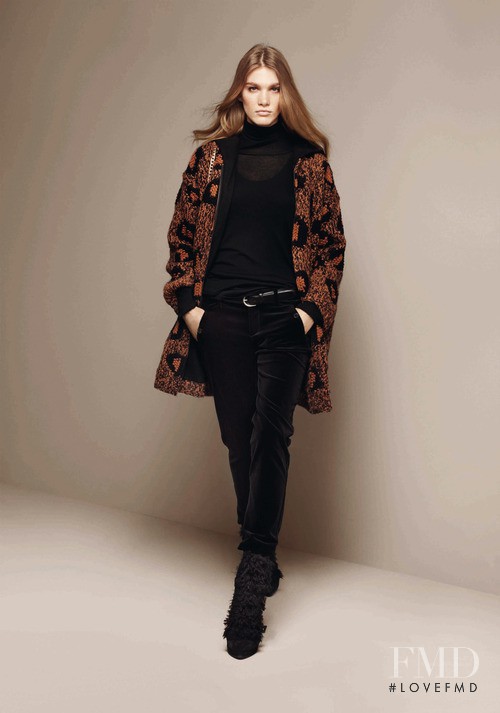 Irina Nikolaeva featured in  the Stefanel lookbook for Autumn/Winter 2012