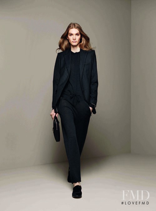 Irina Nikolaeva featured in  the Stefanel lookbook for Autumn/Winter 2012