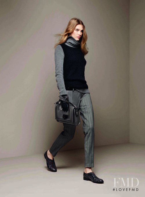 Irina Nikolaeva featured in  the Stefanel lookbook for Autumn/Winter 2012