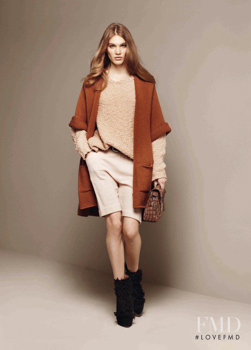 Irina Nikolaeva featured in  the Stefanel lookbook for Autumn/Winter 2012