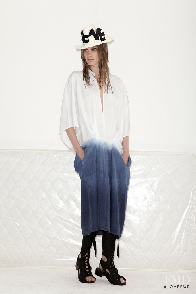 Irina Nikolaeva featured in  the Acne Studios fashion show for Resort 2013