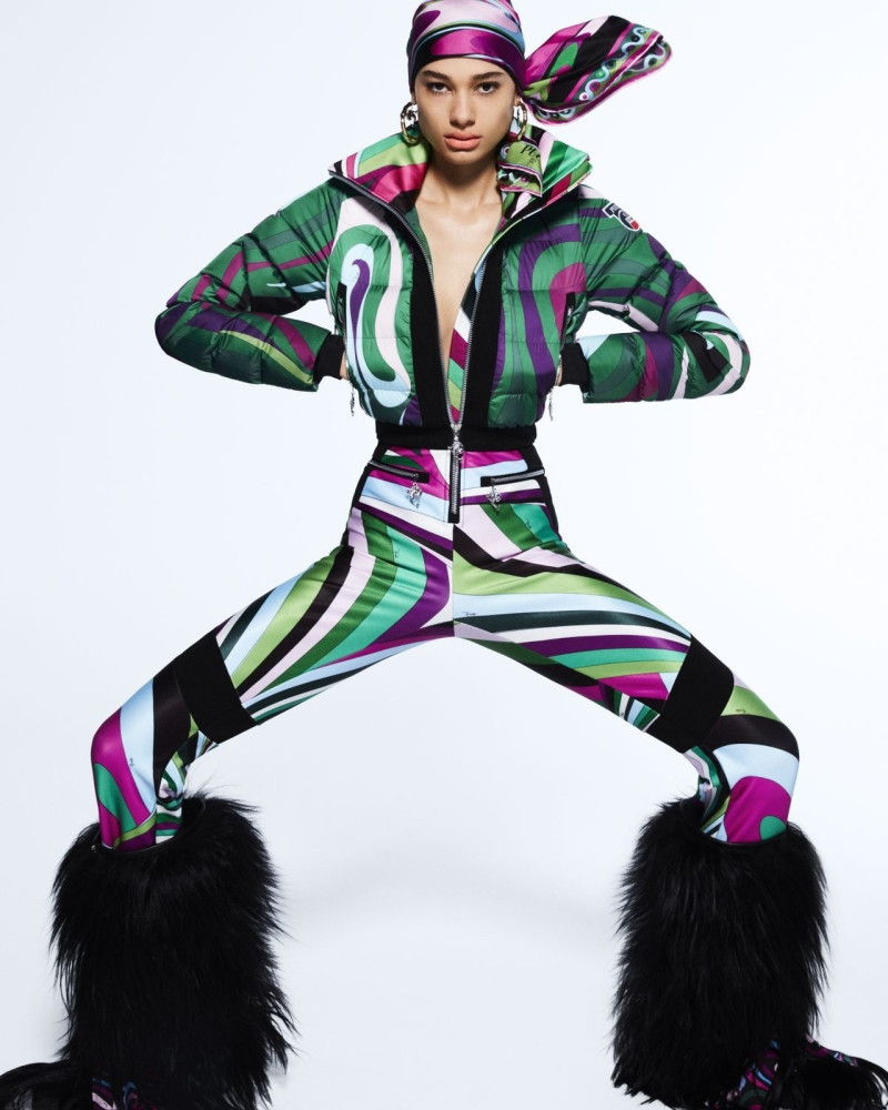 Pucci X Fusalp Ski advertisement for Resort 2023