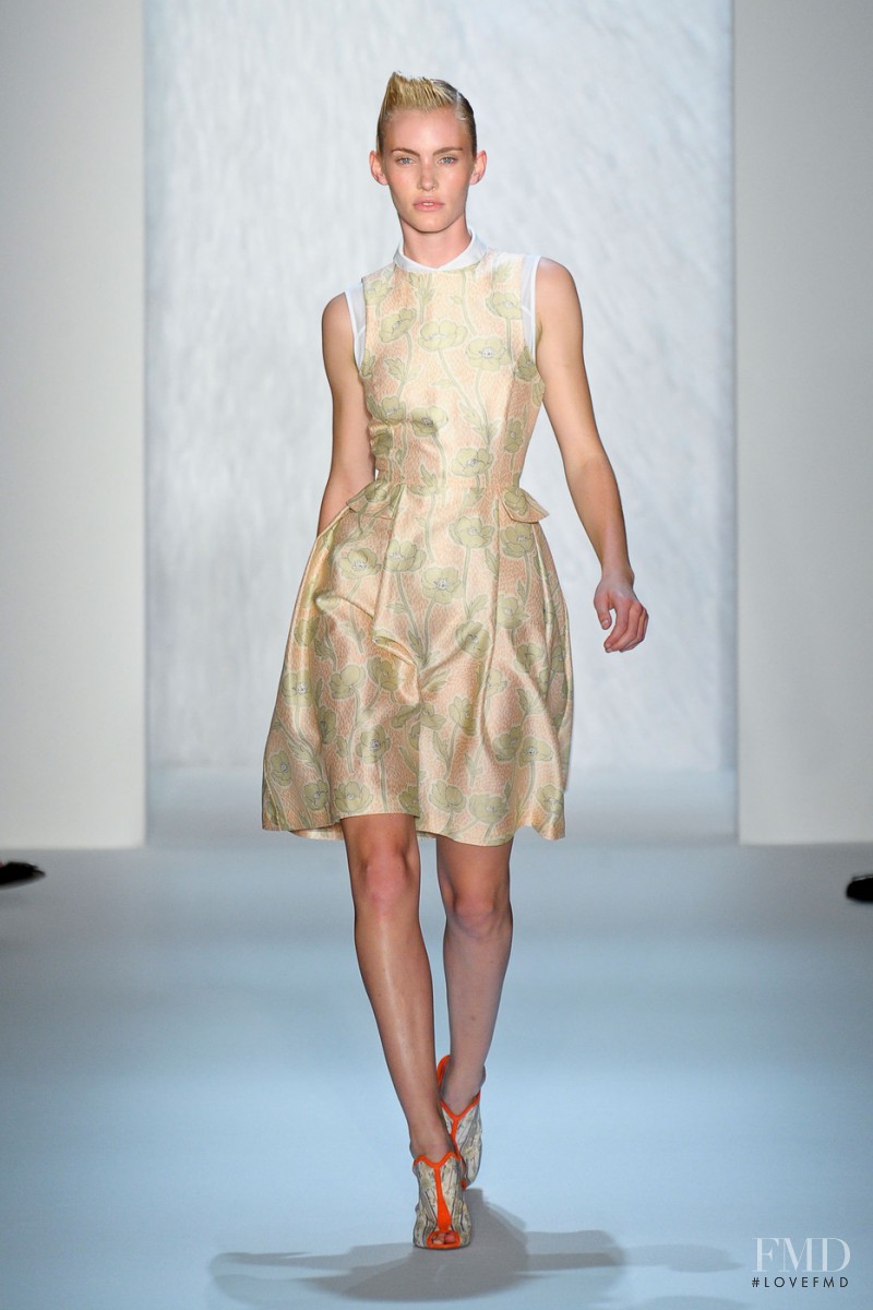 Emily Baker featured in  the SUNO fashion show for Spring/Summer 2013