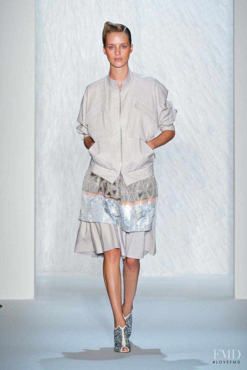 Julia Frauche featured in  the SUNO fashion show for Spring/Summer 2013