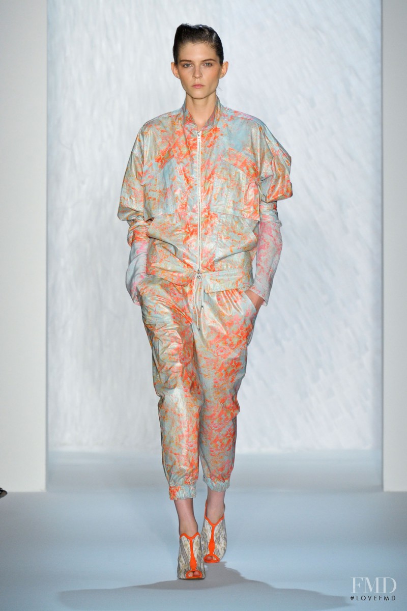 Kel Markey featured in  the SUNO fashion show for Spring/Summer 2013
