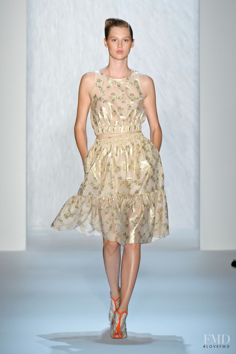 Anais Pouliot featured in  the SUNO fashion show for Spring/Summer 2013