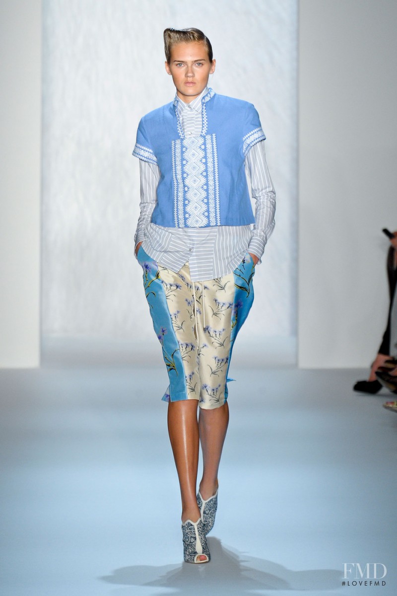 Ciara Turner featured in  the SUNO fashion show for Spring/Summer 2013