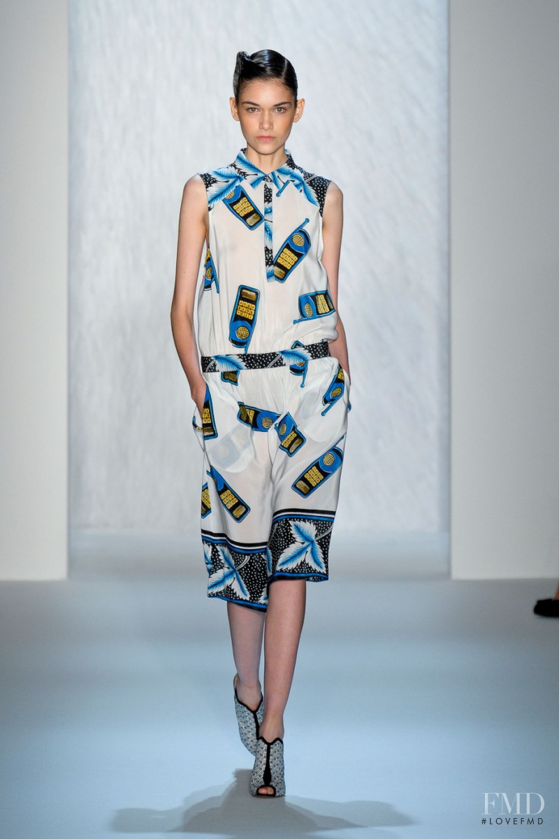 Isabella Melo featured in  the SUNO fashion show for Spring/Summer 2013