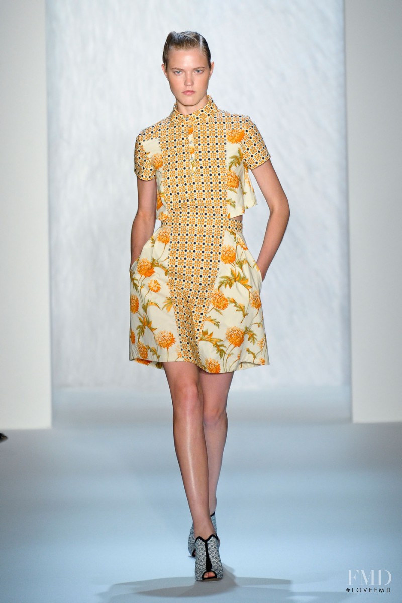 Milana Kruz featured in  the SUNO fashion show for Spring/Summer 2013