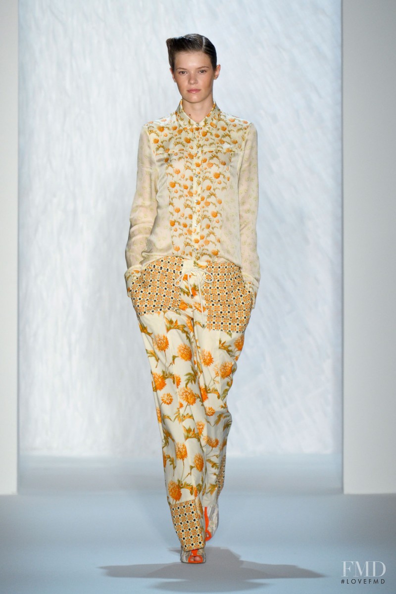 Zuzanna Stankiewicz featured in  the SUNO fashion show for Spring/Summer 2013