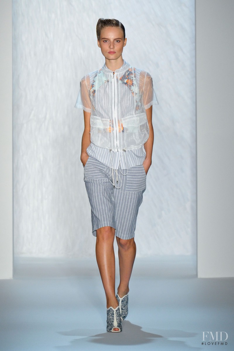 Tilda Lindstam featured in  the SUNO fashion show for Spring/Summer 2013