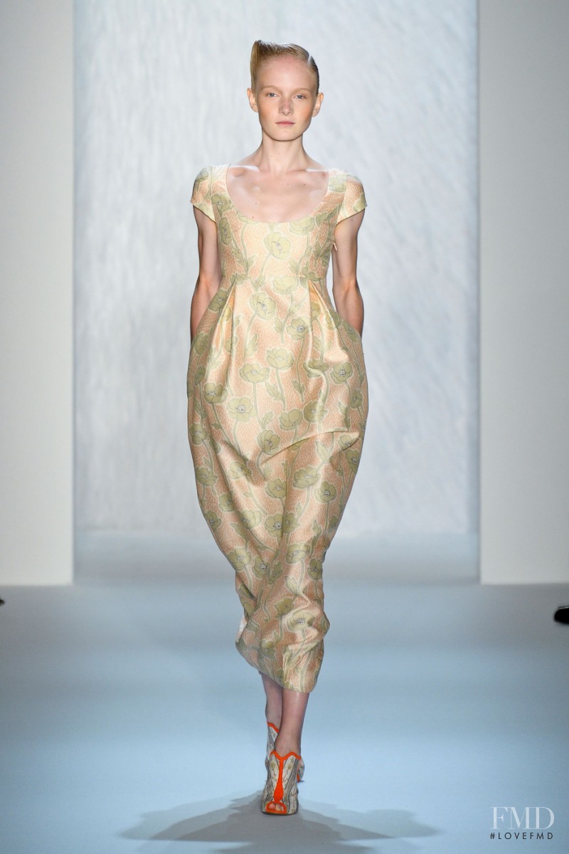 Maja Salamon featured in  the SUNO fashion show for Spring/Summer 2013