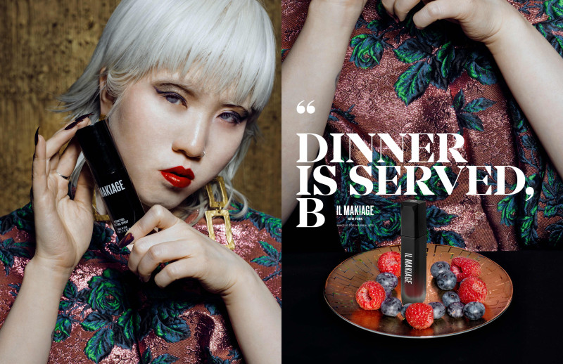 Il Makiage Dinner is Served advertisement for Autumn/Winter 2019