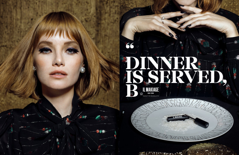 Il Makiage Dinner is Served advertisement for Autumn/Winter 2019