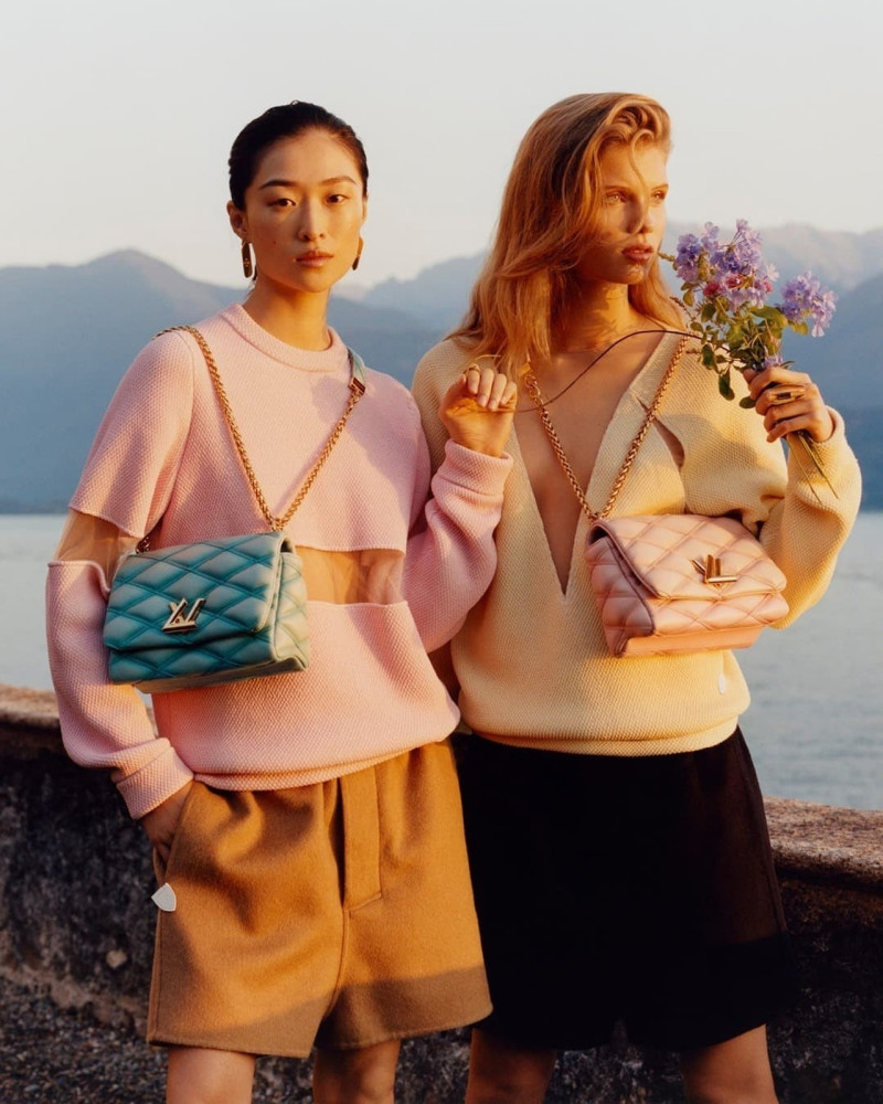 Chu Wong featured in  the Louis Vuitton advertisement for Cruise 2024