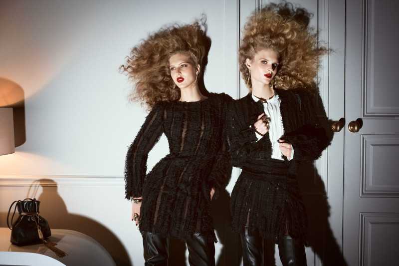 Ida Heiner featured in  the Zara advertisement for Autumn/Winter 2023