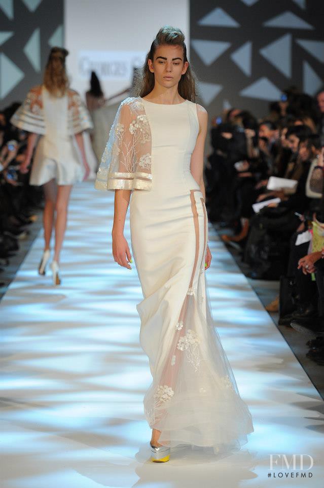 Oktawia Braun featured in  the Georges Chakra fashion show for Spring/Summer 2013